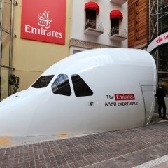 Emirates Airline sleteo u šoping centar Dubai Mall