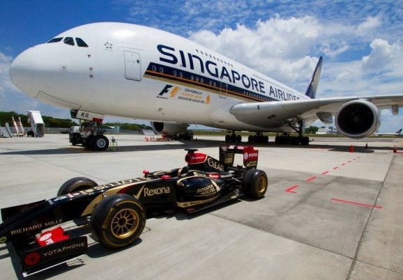 Singapore Airlines sponzor Formule 1