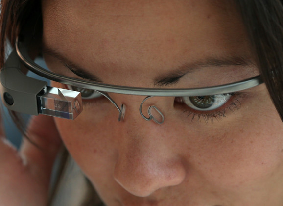 Google Glass na aerodromu Kopenhagen