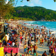 Full Moon Party, Ko Pangan
