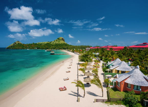 Sveta Lucija, Karibi