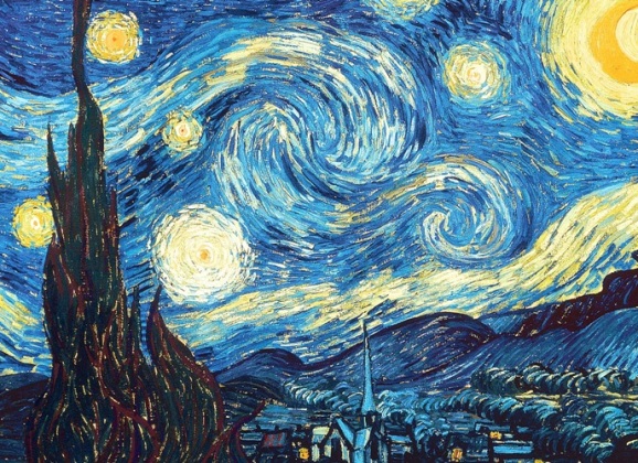 Svetleća staza u Holandiji, u čast Van Goga