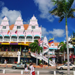 Oranjestad, šarena prestonica Arube