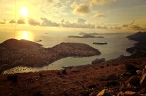 Pogled na Dubrovnik sa Srđa