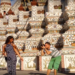 14 Hramovi Wat Arun i Wat Pho sa prelepom Dunjom