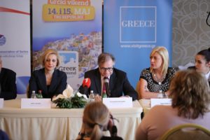 Sofia Lazaridou, Charalambos Kounalakis,  i Tijana Maljkovic