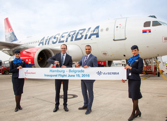 Air Serbia uvela let za nemački grad Hamburg