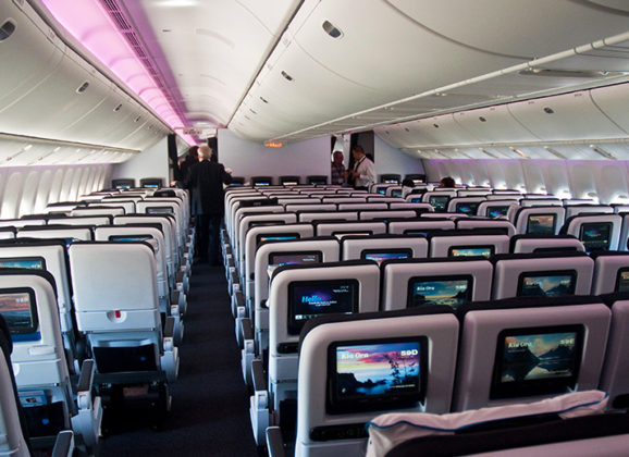 Poboljšanje srednjeg sedišta u avionu