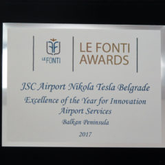 Aerodromu Nikola Tesla dodeljeno važno priznanje