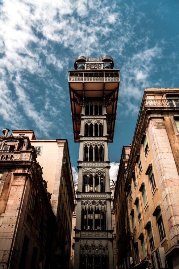 Lisabon lift santa Justa