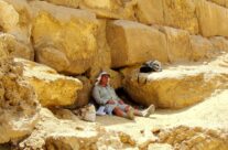 U senci Mikerinove piramide, Egipat