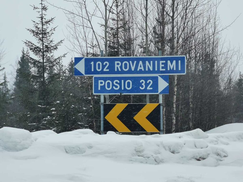 Rovaniemi - Laponija, putokaz